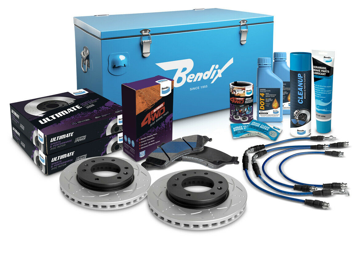 Bendix Ultimate 4x4 Brake Upgrade Kit Front (Suits 2" Lift) U4WD-BUK33+2