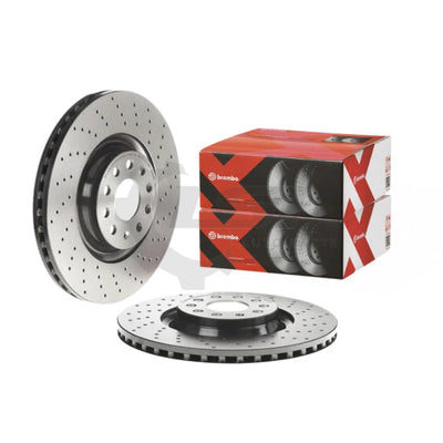 BREMBO Front LEFT and RIGHT Brake Disc Rotor for BMW X5 G05 Dimpled 395mm Brake Disc Rotors