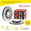 BREMBO Front LEFT and RIGHT Brake Disc Rotor for BMW X5 G05 Dimpled 395mm Brake Disc Rotors