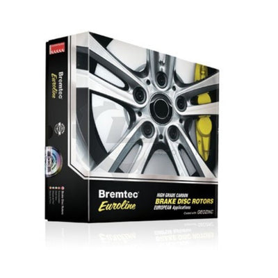 Euroline High Carbon Cross Drilled Disc Rotors Front Mercedes S320 S350 W221 Brake
