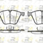 European Front Brake Pads And Disc Rotors + Sensor For Bmw X6 F16 4.4L 2015-2019 Kit