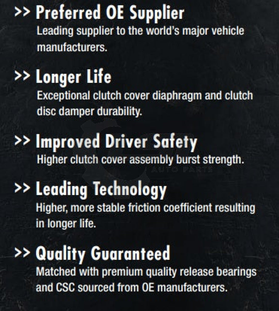 Exedy Clutch Kit Oe Replacement For Isuzu Holden Inc Spigot 240Mm Isk-6183