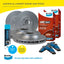 F+R Brake Rotors Bendix Pads For Toyota Landcruiser Prado Grj Kdj 125 Rzj Kzj120 Disc Kit
