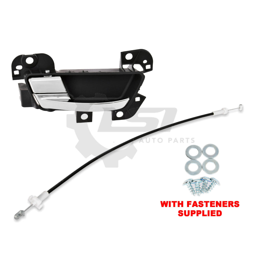 Ford Falcon Fg Fg-X Front Lh Left Inner Door Handle Chrome + Lock Cable