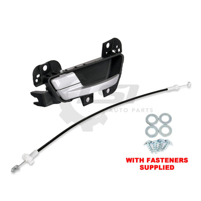 Ford Falcon Fg Fg-X Front Lh Left Inner Door Handle Satin + Lock Cable