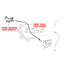 Ford Falcon Fg Fg-X Front Rh Right Inner Door Handle Chrome + Lock Cable