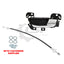 Ford Falcon Fg Fg-X Front Rh Right Inner Door Handle Chrome + Lock Cable