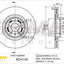 Fremax Front Brake Disc Rotors For Audi A6 4G 2011-2019 345Mm