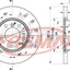 Fremax Front Disc Rotors For Bmw 525I E34 2.5 88-96 Brake