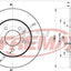 Fremax Front Disc Rotors For Chysler Voyager/Grand Voyager Gs 3.3 3.8 97-01 Brake