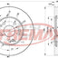 Fremax Front Disc Rotors For Mercedes Benz 320Ce 320E W124 3.2 91-96 Brake