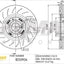 Fremax Front Disc Rotors For Mercedes Benz C63 S Amg W204 W205 4.0 08-18 360Mm Brake