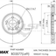 Fremax Front Lh And Rh Disc Rotors For Bmw 740I 740Li G11 G12 3.0 2015-2019 Brake Kit