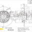 Fremax Rear Disc Rotors Brake Pads For Peugeot 308 Xs Hdi Xse 1.6 08-11 Bearing Kit