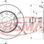 Fremax Rear Disc Rotors For Audi A4 B5 2.4 Aps 99-01 Brake