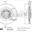 Fremax Rear Disc Rotors For Audi Sq7 4M 4.0 Czac 2016-2020 Brake