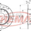 Fremax Rear Disc Rotors For Citroen Xantia 2.0 2.9 96-01 4D Hatchback Only Brake