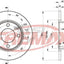 Fremax Rear Disc Rotors For Citroen Xantia Image 2.0 96-98 4D Wagon Only Brake