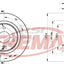 Fremax Rear Disc Rotors For Holden Vectra Zc Series 2.2 03-06 Brake