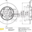 Fremax Rear Disc Rotors For Mercedes Benz C180 W204 1.6 1.8 07-16 278Mm Brake