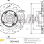 Fremax Rear Disc Rotors For Mercedes Benz C63 Amg W204 W205 4.0 6.2 08-18 Brake