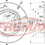 Fremax Rear Disc Rotors For Mercedes Benz Cl500 C215 5.0 00-07 Vented Brake