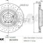 Fremax Rear Disc Rotors For Mercedes Benz Gle350D C292 3.0 15-19 Brake