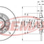 Fremax Rear Disc Rotors For Renault 19 1.4 1.7 1.8 88-96 Without Abs Brake