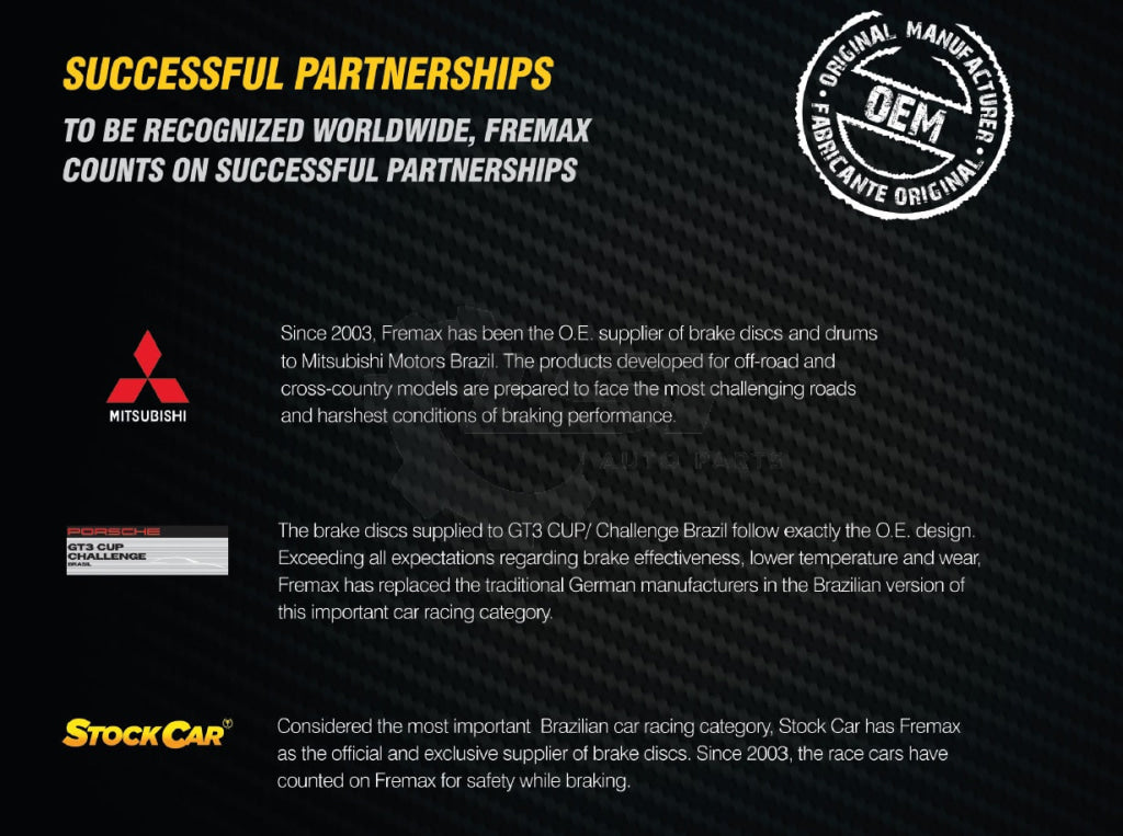 Fremax Rear Disc Rotors For Renault Laguna 3.0 02-06 Brake