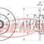 Fremax Rear Disc Rotors For Seat Ibiza 2.0 95-99 Brake