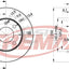 Fremax Rear Disc Rotors For Volkswagen Polo 6N 1.4 1.6 99-01 Brake
