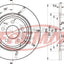 Fremax Rear Disc Rotors For Volvo C70 2.3 2.4 98-05 Brake Kit
