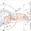 Front And Rear Brake Disc Rotors Pack For Audi Q7 Vw Toureg Porsche Cayenne Kit