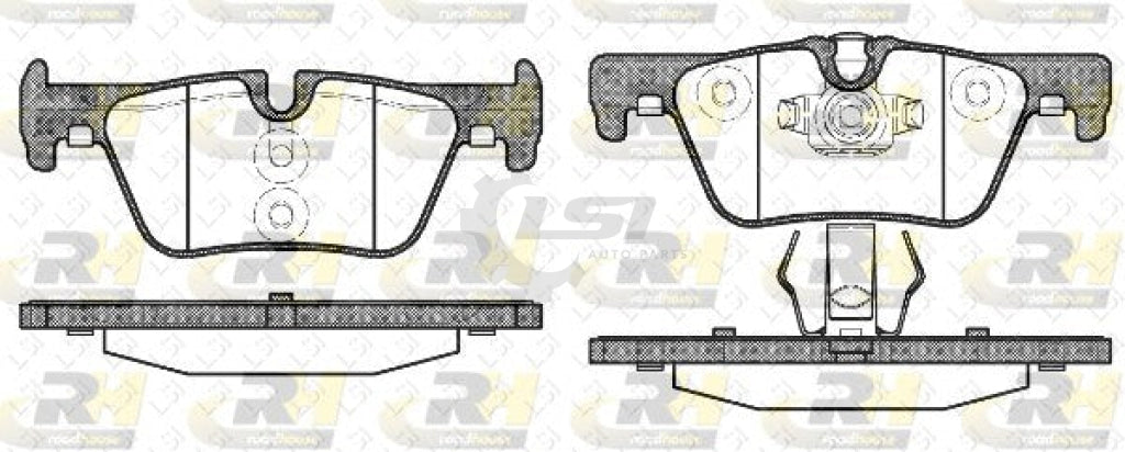 Front And Rear Brake Pad Disc Rotor Full Set Sensors For Bmw 220 228 230 F22 F23 Kit