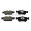 Front and Rear Brake Pad Full set w/ Sensor for BMW Z4 E85 2 2.2 2.5L 07/2002-08/2008 Solid Disc Rot Disc Brake Kit