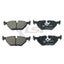 Front and Rear Brake Pad Full set w/ Sensor for BMW Z4 E85 2 2.2 2.5L 07/2002-08/2008 Solid Disc Rot Disc Brake Kit