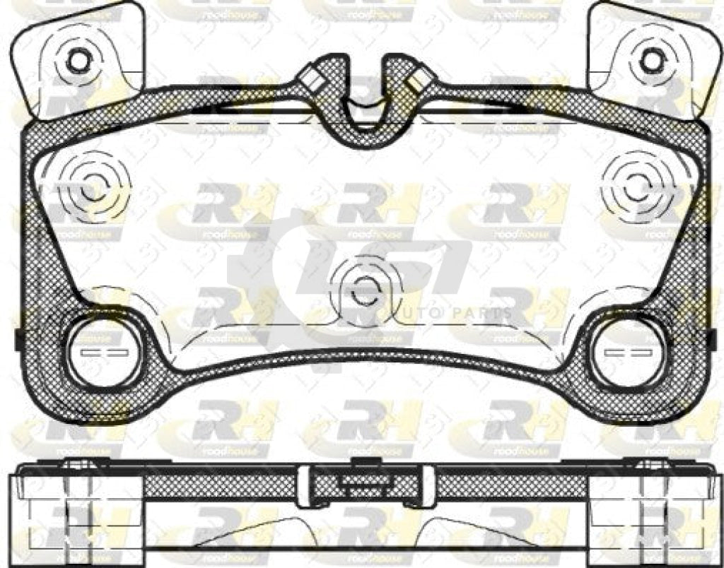 Front And Rear Brake Pad + Sensor Disc Rotor Set For Audi Q7 4L 06-15 358Mm Kit