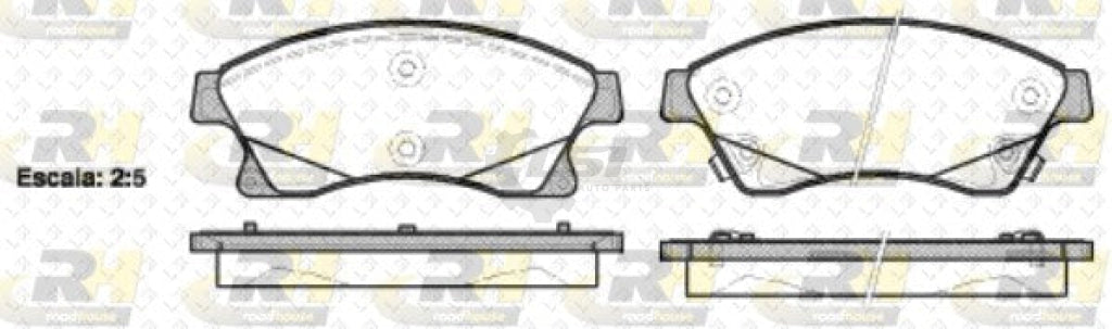 Front And Rear Brake Pads+ Disc Rotors Full Set For Holden Cruze 2009-On 276Mm Kit