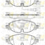 Front and Rear Brake Pads and Disc Rotors set for VW Golf MK7 07/2015-01/2021 Disc Brake Kit