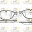 Front And Rear Brake Pads Rotor Full Set Sensor For Bmw 520 523 525 530 F07 Disc Kit