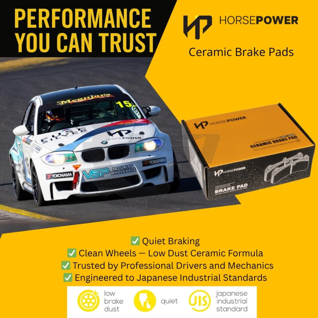 Front and Rear Ceramic Brake Pads for Toyota Camry ACV40 ASV50 Aurion Disc Brake Kit