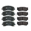 Front and Rear Ceramic Brake Pads Set for LDV T60 SC20M SC28R 2.0L 01/2020 on Brake Pads