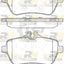Front And Rear Cross Drilled Disc Rotors Brake Pads Set For S350 W222 Set