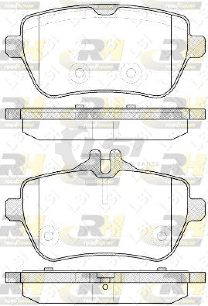 Front And Rear Cross Drilled Disc Rotors Brake Pads Set For S350 W222 Set
