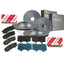 Front and Rear Disc Rotors and Genuine Brake Pad set for Prado 150 KDJ GRJ GDJ Disc Brake Kit