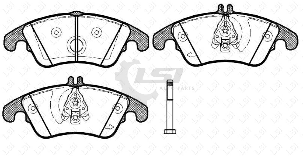 Front And Rear Full Set Brake Pad + Sensors Disc Rotors For Mb E350 W212 Kit