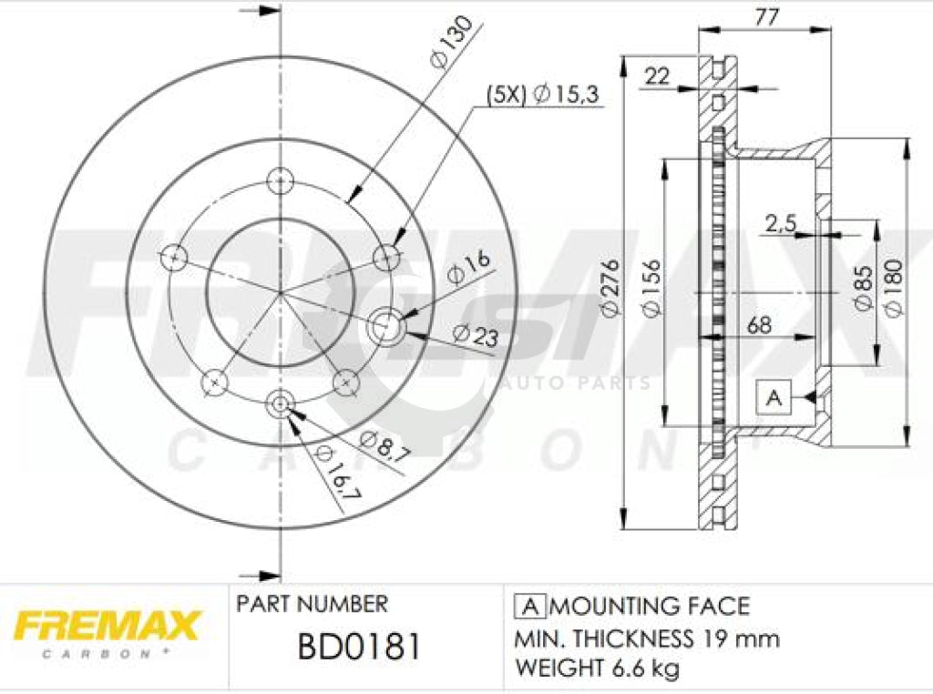 Front And Rear Full Set Brake Pads Disc Rotors For Mb Sprinter 904 01-06 Kit
