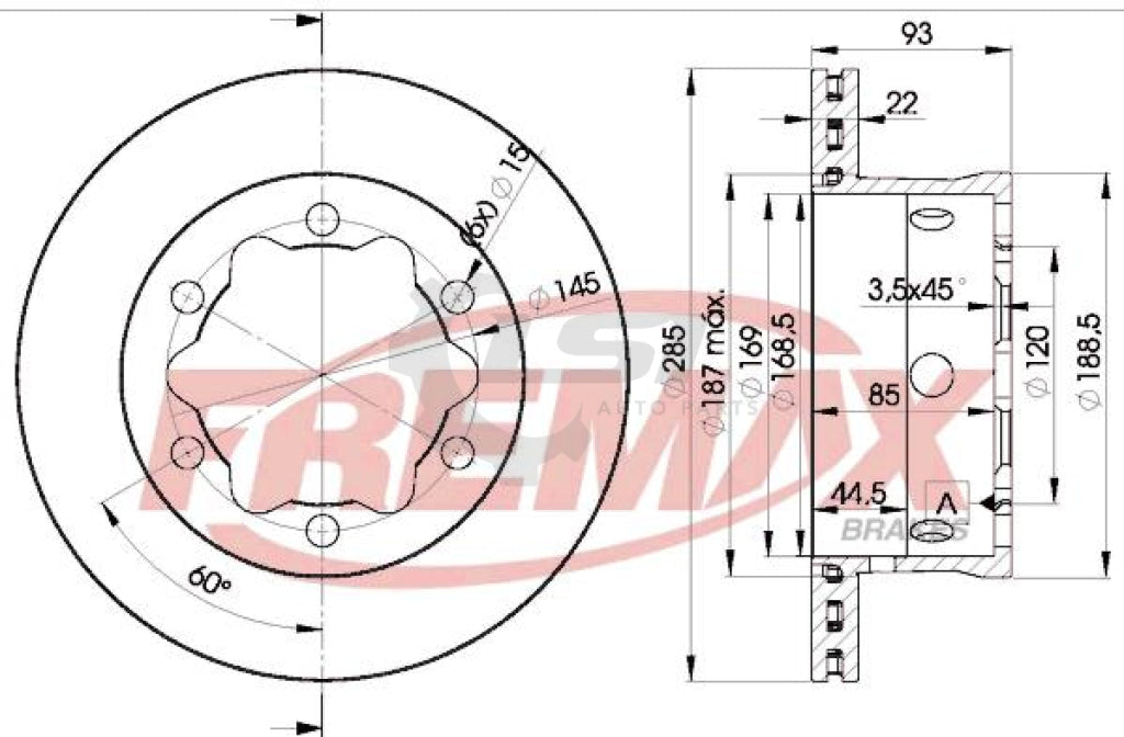 Front And Rear Full Set Brake Pads Disc Rotors For Mb Sprinter 904 01-06 Kit