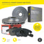 Front Ate Brake Pads And Disc Rotors For Mercedes Kit