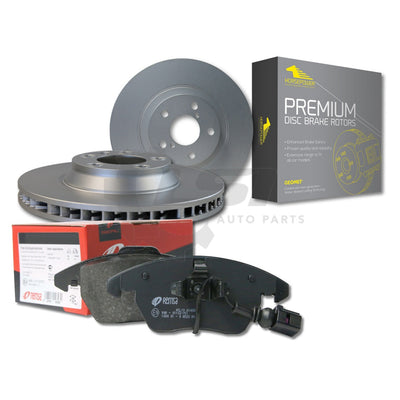 Front Ate Brake Pads And Disc Rotors For Mercedes Kit